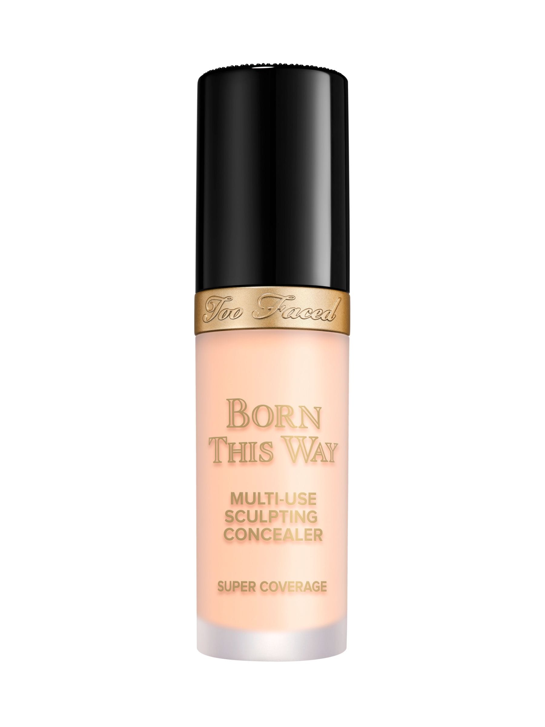 Too Faced Born This Way Super Coverage Multi-Use Concealer Full Size | Oil Free Long Lasting + Hydrating 0.46 Fl. Oz. Cream Puff - Image 3