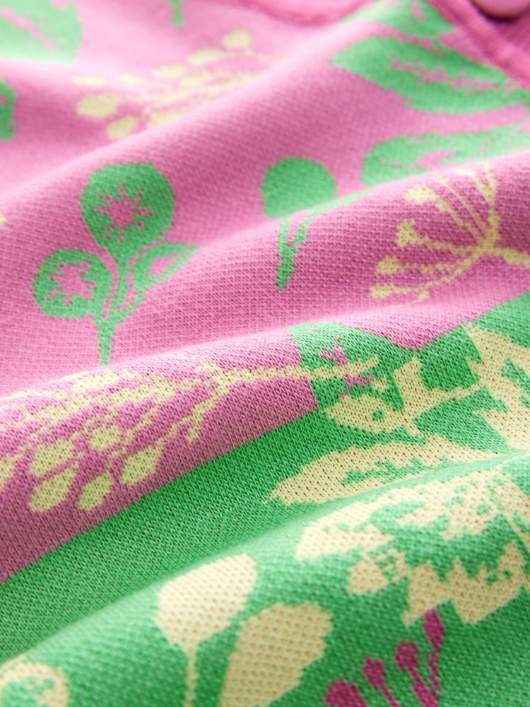 Rosa Verde - Cárdigan de punto con estampado abstracto colorido - Imagen 9 de 9 Rosa Verde - Cárdigan de punto con estampado abstracto colorido - Imagen 9 de 9