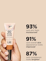 IT Cosmetics CC+ Nude Glow Lightweight Foundation + Glow Serum with SPF 40 - Image 3 of 4