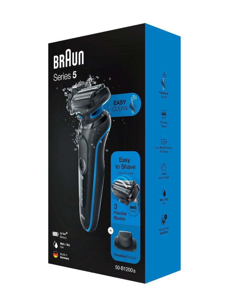 Braun Men Series 5 50-B1200s Electric Shaver with Precision Trimmer - Image 3 of 3