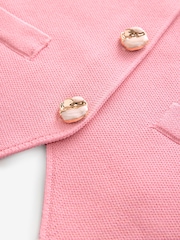 Pink Smart Button Front Waistcoat - Image 7 of 8