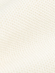 White/Ecru Smart Button Front Waistcoat - Image 6 of 7