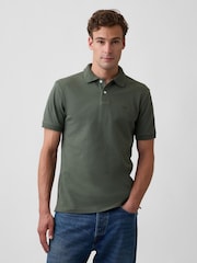 Khaki - Koszulka polo z piki Gap - Obraz 1 z 4