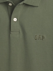 Khaki - Koszulka polo z piki Gap - Obraz 4 z 4
