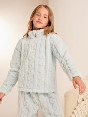 Lipsy Blue Cosy Fleece Pyjamas (5-16yrs) - Image 9 of 13