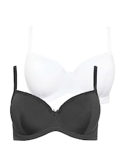 Набор из 2 бюстгальтеров с кружевной отделкой Yours Curve - Изображение 4 из 4