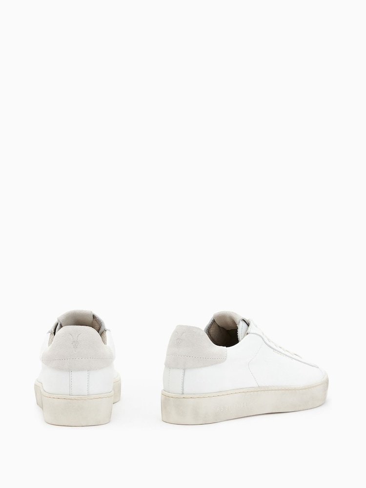 AllSaints White Shana Sneakers - Image 3 of 7