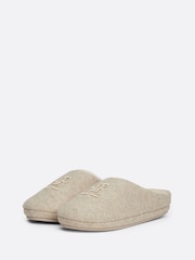 Tommy Hilfiger Embroidered Basics Brown Slippers - Image 1 of 7