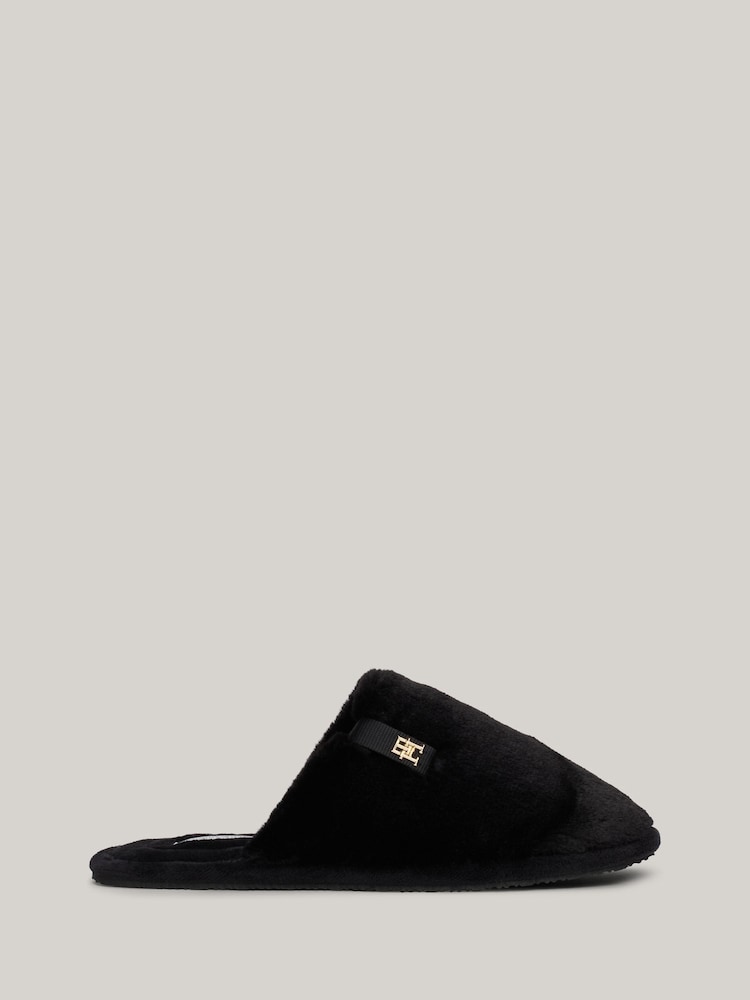 Tommy Hilfiger Comfort Home Black Slippers - Image 2 of 12
