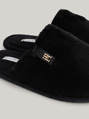 Tommy Hilfiger Comfort Home Black Slippers - Image 8 of 12