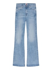 Tommy Jeans Blue Sylvia High Rise Flared Skinny Jeans - Image 4 of 4