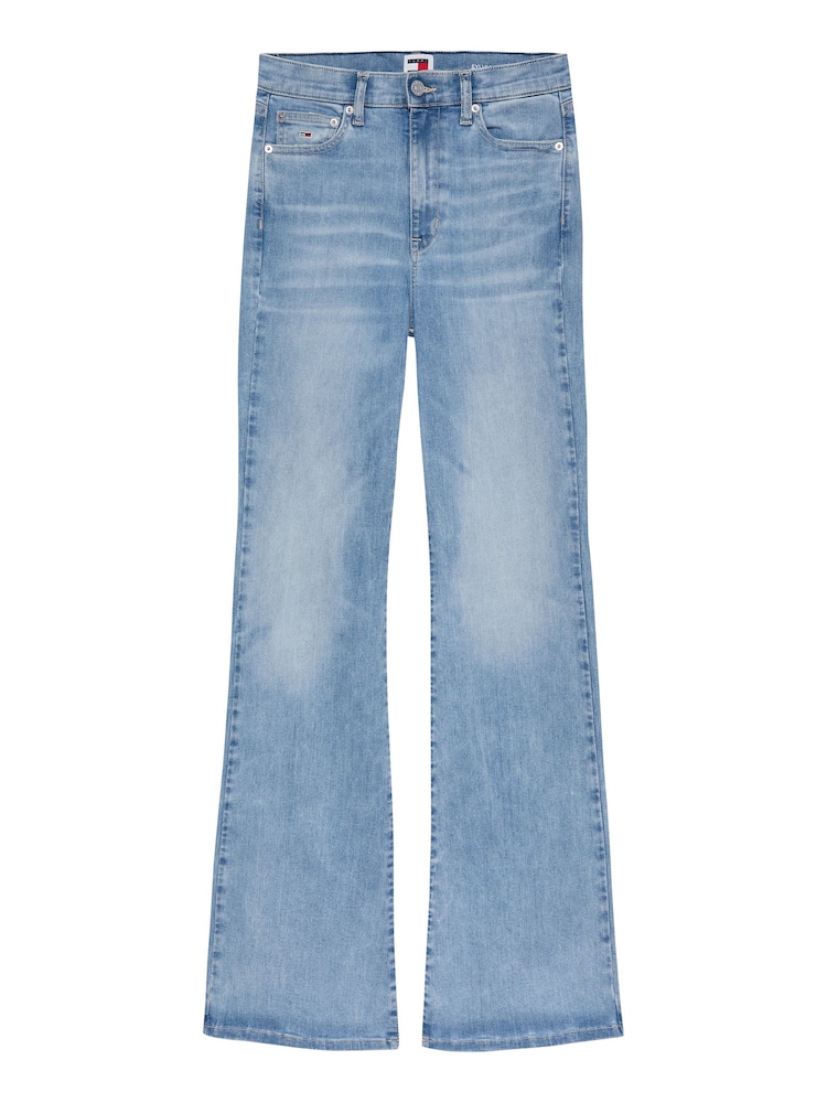 Tommy Jeans Blue Sylvia High Rise Flared Skinny Jeans - Image 4 of 4