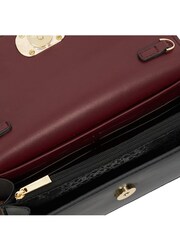 Dune London Black Sapphire Branded Cross-Body Bag - Image 4 of 5
