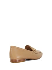Dune London Brown Regular Fit Glair Branded Snaffle Leather Trim Shoes - Image 3 of 6