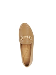Dune London Brown Regular Fit Glair Branded Snaffle Leather Trim Shoes - Image 5 of 6