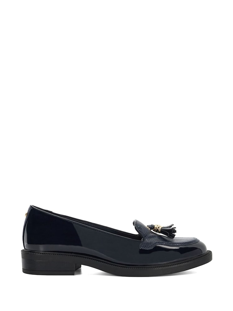 modra - Dune London Grape Branded Tassel Trim mokasini - Slika 2 iz 6