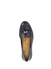 modra - Dune London Grape Branded Tassel Trim mokasini - Slika 5 iz 6