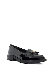 črna - Dune London Grape Branded Tassel Trim mokasini - Slika 3 iz 6
