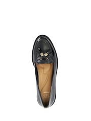 črna - Dune London Grape Branded Tassel Trim mokasini - Slika 5 iz 6