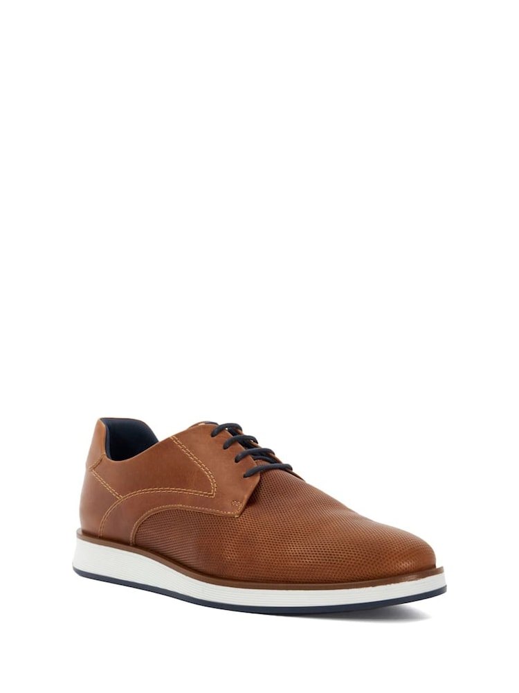 rjava - širok kroj - Dune London Beko Wedge Gibson Čevlji - Slika 2 iz 5