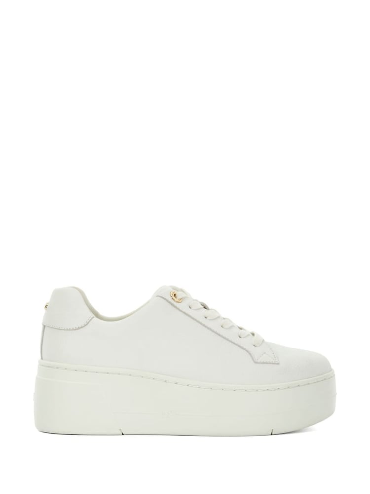 Weiß - Dune London Episode 2 Flatform-Sportschuhe mit Schnürung - Bild 2 von 6 Weiß - Dune London Episode 2 Flatform-Sportschuhe mit Schnürung - Bild 2 von 6