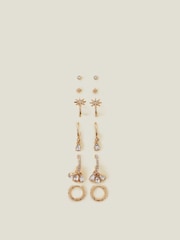 Accessorize White Celestial Sparkle Earrings 12 Pack - Image 1 of 3