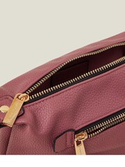 Accessorize Purple Mini Zip Cross-Body Bag - Image 3 of 5