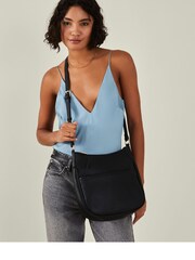 Accessorize Black Large Messenger Bag - Image 1 of 3