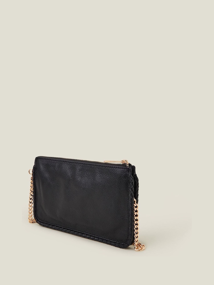 Accessorize Small Braid Leather Cross-Body Bag - Bild 2 von 3