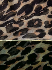 Accessorize Animal Leopard Print Lightweight Scarf - Image 3 of 3