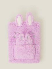 Angels By Accessorize Purple Faux Fur Mummy and Baby Bunny Notebook Set - Image 1 of 2