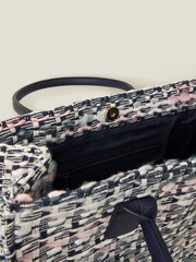Accessorize Black Large Woven Shoulder Bag - Image 3 of 3