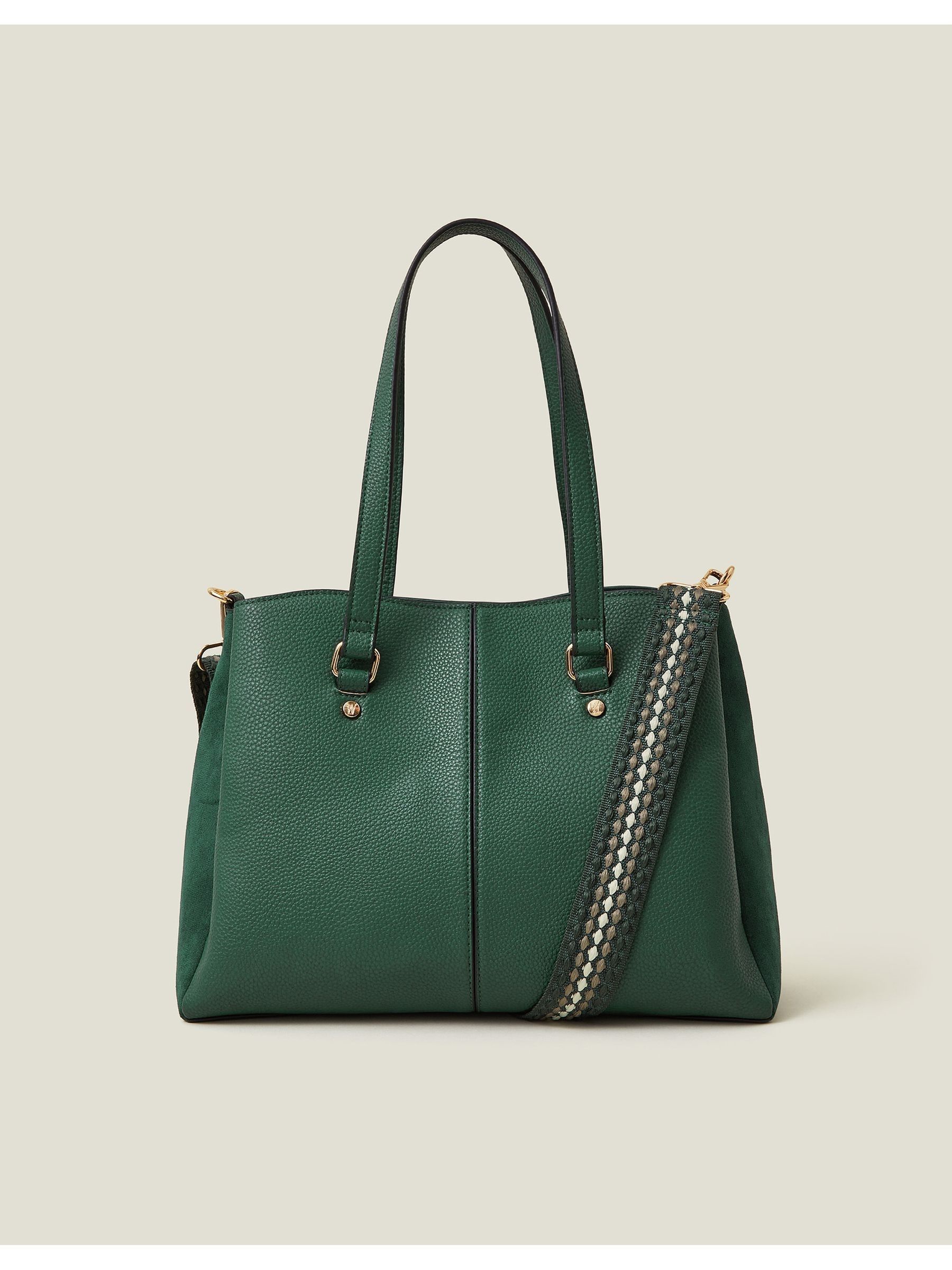 Buy Accessorize Green Webbing Strap Shoulder Bag from Next Austria