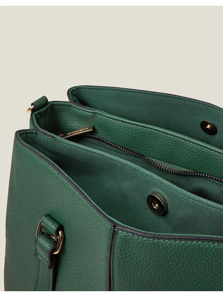 Accessorize Green Crossover Bag Accessorize London Green Textured