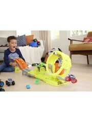 Mattel Games Hot Wheels Monster Truck Arena Smashers Rhinomite Chargin Challenge - Image 1 of 5