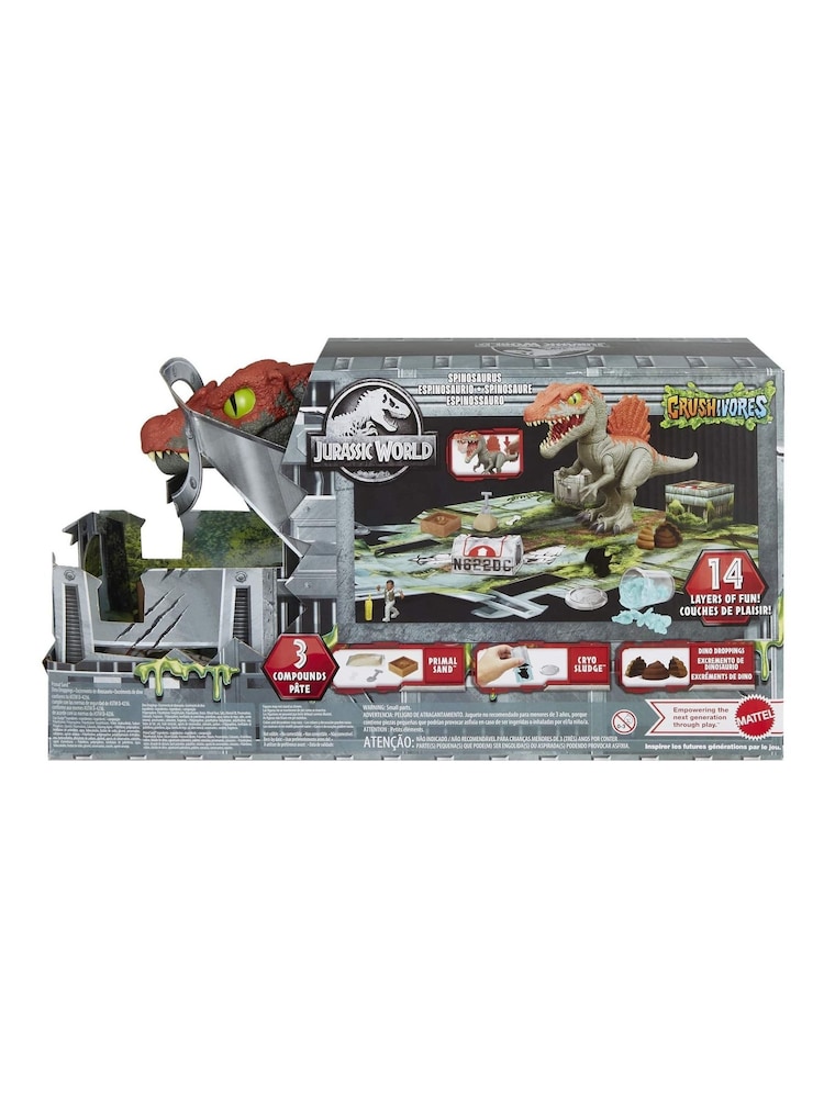 Mattel Games Crushivores Cage Crasher Spinosaurus - Image 2 of 6