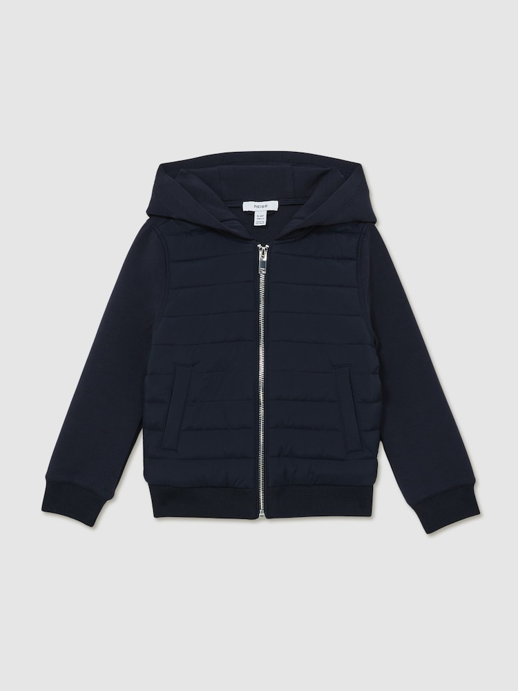 Chaqueta acolchada con capucha de punto interlock híbrido Taylor de Reiss - Imagen 2 de 4 Chaqueta acolchada con capucha de punto interlock híbrido Taylor de Reiss - Imagen 2 de 4
