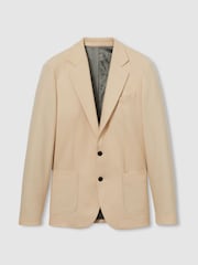Reiss Stone Charley Atelier Single-Breasted Blazer in Wool-Blend Twill - Image 2 of 8