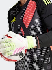 adidas White Predator Training Goalkeeper Gloves - Image 5 of 8