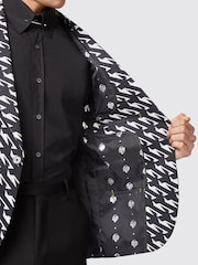 Twisted Tailor Black Slim Fit Munro Cotton Jacket - Image 4 of 4