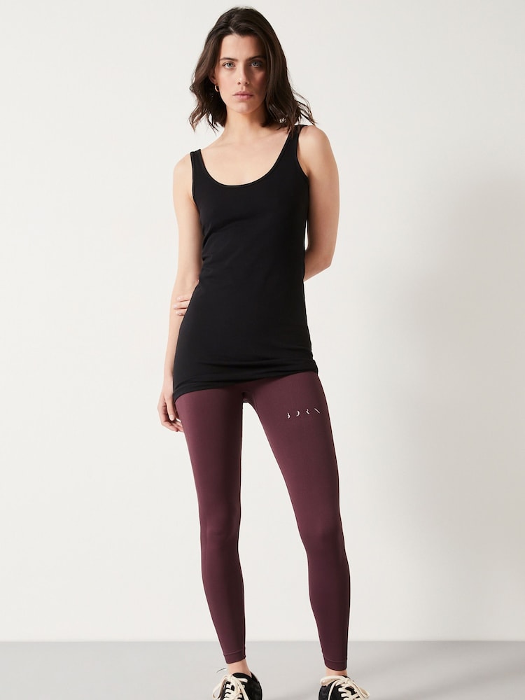 Hush Black Marcy Long Line Tank - Image 2 of 5 Hush Black Marcy Long Line Tank - Image 2 of 5