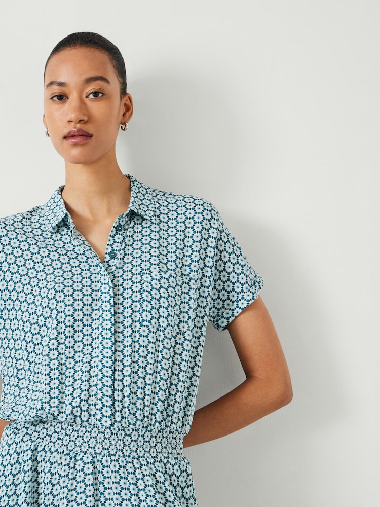 Hush Green Kensington Shirt Dress - Image 2 of 5 Hush Green Kensington Shirt Dress - Image 2 of 5