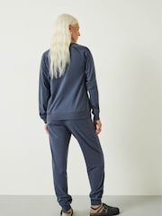 Hush Blue Joelle Crew Jersey Pyjamas - Image 3 of 5