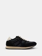 Hush Black Rylee Retro Trainers - Image 1 of 4