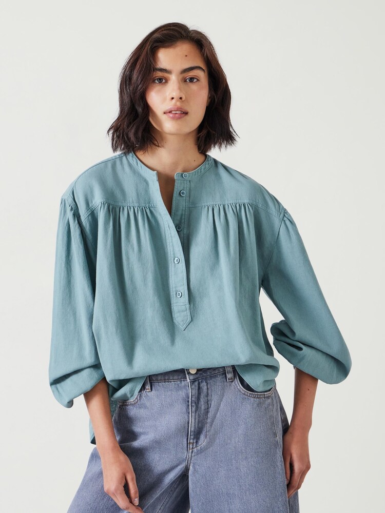 Hush Blue Samantha Blouse - Image 1 of 5