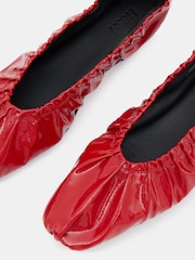 Hush Rubies Baletne copate iz usnja z naramnicami - Slika 3 iz 4