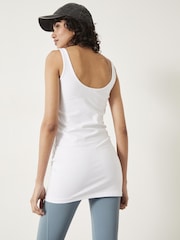 Hush White Marcy Long Line Tank - Image 3 of 5