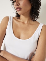Hush White Marcy Long Line Tank - Image 4 of 5