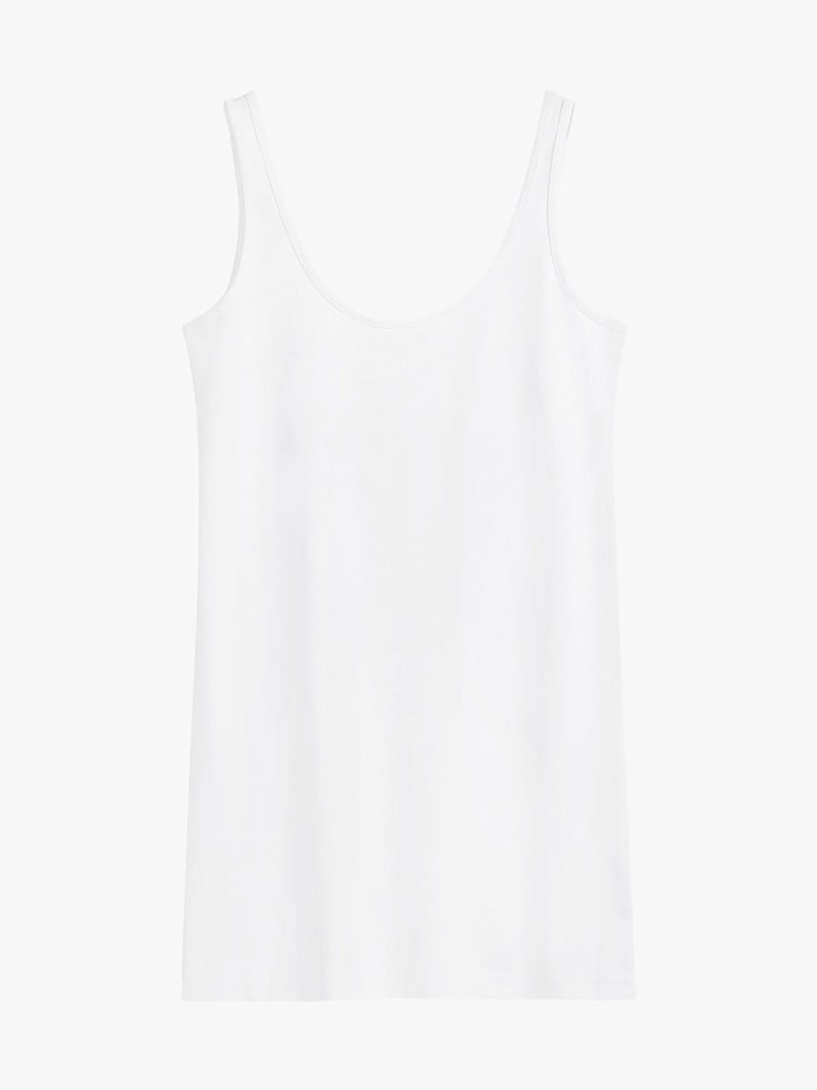 Hush White Marcy Long Line Tank - Image 5 of 5