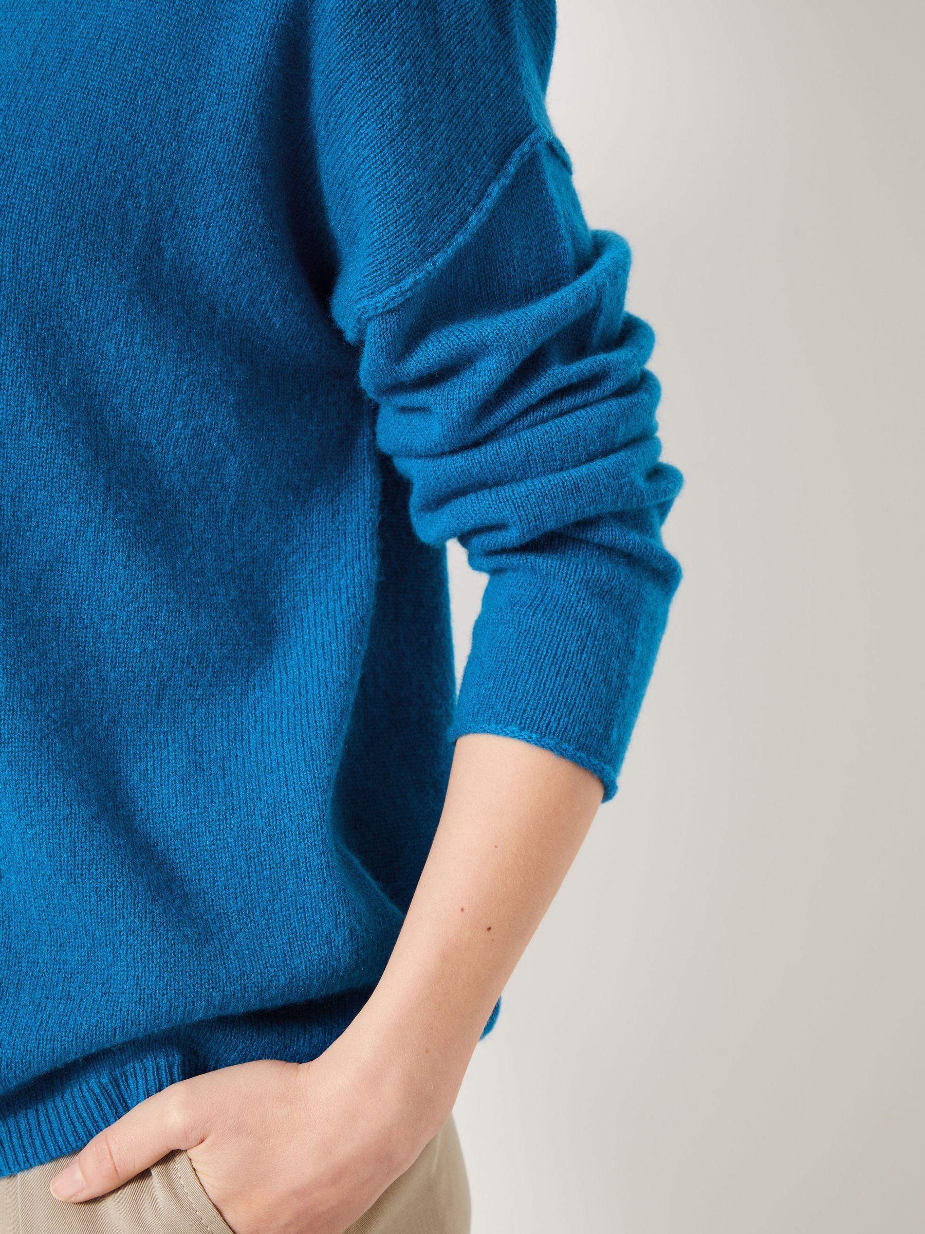 Hush Blue Saphira Cashmere Jumper - Image 2 of 4